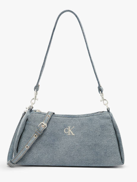 Schoudertas Logo Denim Calvin klein jeans Blauw logo denim 4F3222G